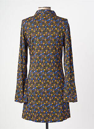Rochie scurtă mâneci lungi mâneci lungi albastru LINGAM femeie