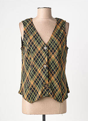 Vestă fără mâneci verde PRINCESSE NOMADE femeie