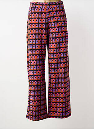 Pantalon larg buzunare mărime normală violet PRINCESSE NOMADE femeie