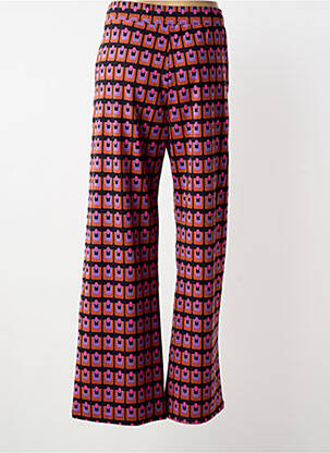 Pantalon larg buzunare mărime normală violet PRINCESSE NOMADE femeie