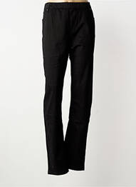 Jegging țesătură poplin mărime normală negru S.QUISE femme