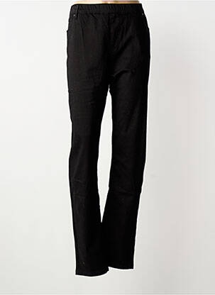 Jegging țesătură poplin mărime normală negru S.QUISE femme