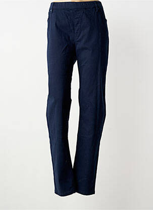 Jegging țesătură poplin mărime normală albastru S.QUISE femme