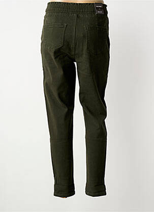 Pantalon 7/8 elasticitate mărime normală verde NINA CARTER femeie