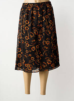 Fustă midi mărime normală negru DEELUXE femme