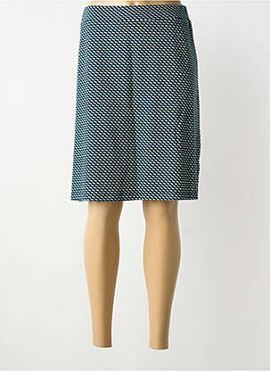 Fustă midi croială dreaptă albastru PRINCESSE NOMADE femme