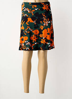 Fustă midi croială dreaptă verde PRINCESSE NOMADE femme