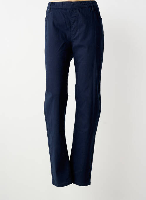 Jegging țesătură poplin mărime normală albastru S.QUISE femme