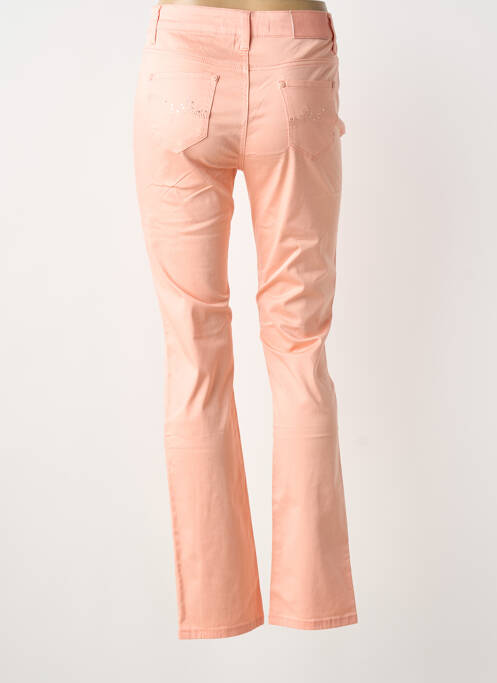 Blugi cu croială slim elasticitate mărime normală roz KY CREATION femme