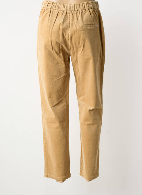 Pantalon drept elasticitate mărime normală bej DEELUXE femme