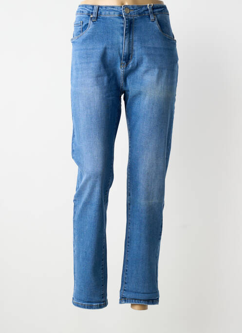 Blugi cu croială dreaptă elasticitate mărime normală albastru NINA CARTER femme