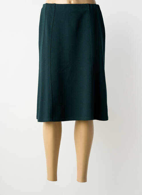 Fustă midi croială dreaptă verde GEVANA femme