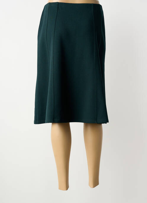 Fustă midi croială dreaptă verde GEVANA femme