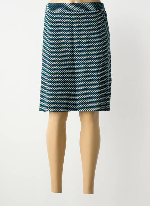 Fustă midi croială dreaptă albastru PRINCESSE NOMADE femme