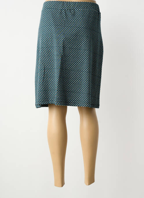 Fustă midi croială dreaptă albastru PRINCESSE NOMADE femme