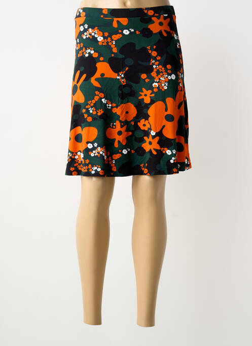 Fustă midi croială dreaptă verde PRINCESSE NOMADE femme