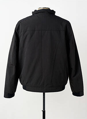 Geacă matlasată mâneci lungi fără glugă negru S4 JACKETS bărbat