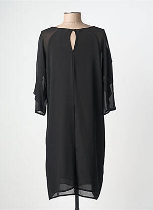 Rochie midi croială fluidă mâneci 3/4 negru ZEPELINE femeie