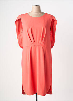 Rochie scurtă mâneci scurte mâneci scurte portocaliu INDI & COLD femeie