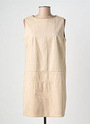 Rochie scurtă bej ZEPELINE femeie