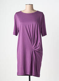 Rochie scurtă mâneci scurte mâneci scurte violet SESSUN femme