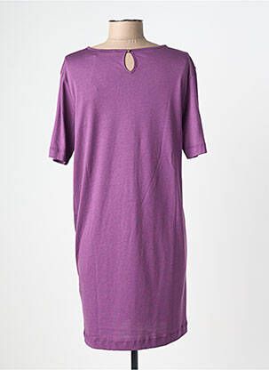 Rochie scurtă mâneci scurte mâneci scurte violet SESSUN femeie