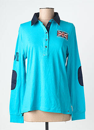 Polo albastru VESTIAIRES PRINCIPAUTE CANNOISE femeie