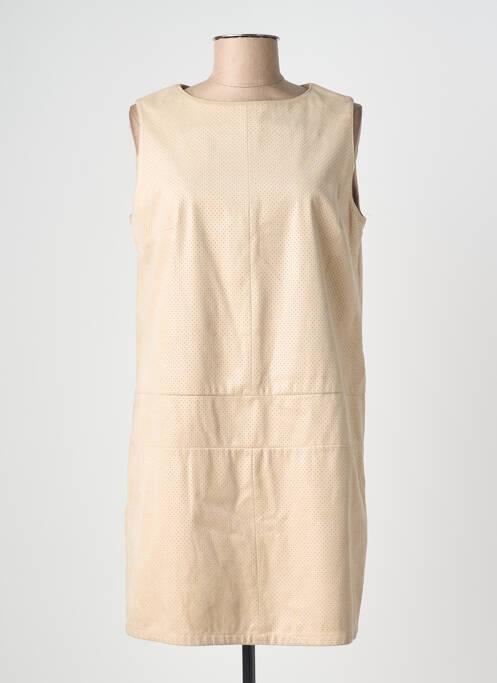 Rochie scurtă bej ZEPELINE femeie