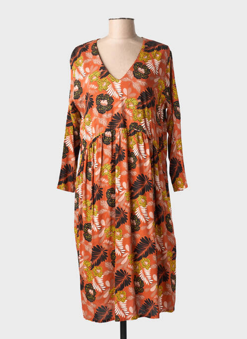 Rochie midi portocaliu PALME femeie