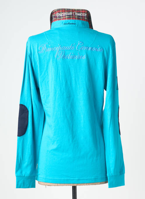 Polo albastru VESTIAIRES PRINCIPAUTE CANNOISE femeie