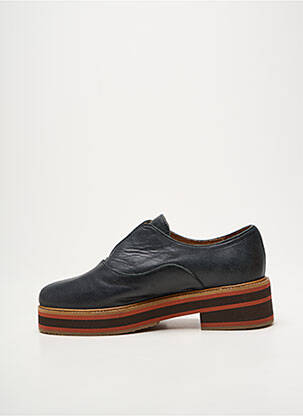 Derby-uri țesătură satinată toc de 4 la 6 cm negru NICE THINGS femeie