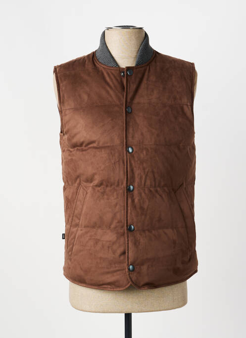 Geacă matlasată maro DIGEL bărbat