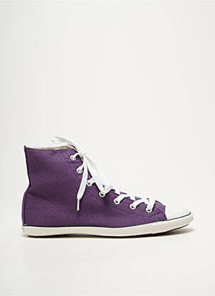 Adidași vârf rotund toc plat până la 3 cm violet CONVERSE femeie
