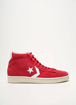 Adidași vârf rotund toc plat până la 3 cm roșu CONVERSE femeie