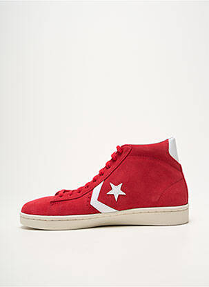 Adidași vârf rotund toc plat până la 3 cm roșu CONVERSE femeie