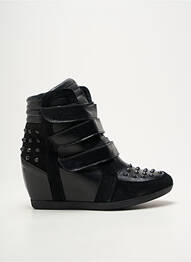Botine/ghete vârf rotund toc de 7 la 9 cm negru PASTELLE femeie