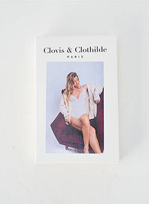 Body de lenjerie elasticitate alb CLOVIS & CLOTHILDE femme