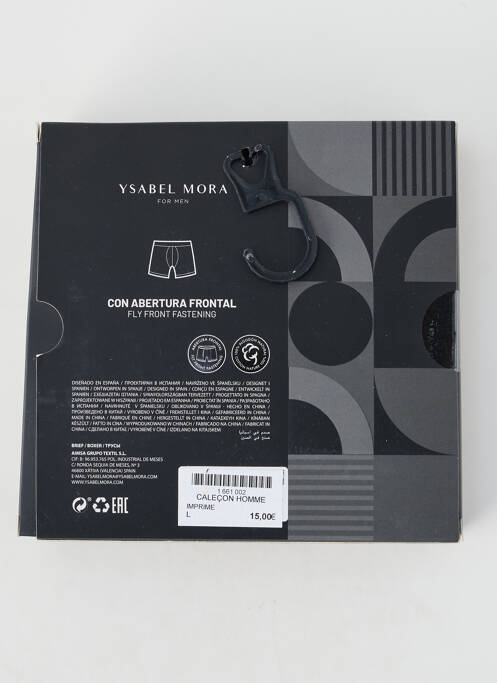 Chilot țesătură poplin albastru YSABEL MORA homme