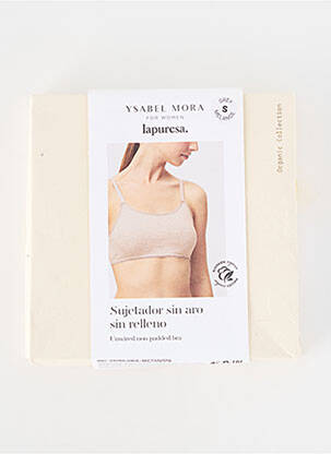 Sutien fără armatură sutiene gri YSABEL MORA femme