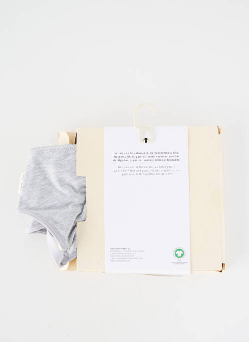 Sutien fără armatură sutiene gri YSABEL MORA femme