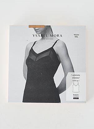 Top/caraco efect material satinat negru YSABEL MORA femeie
