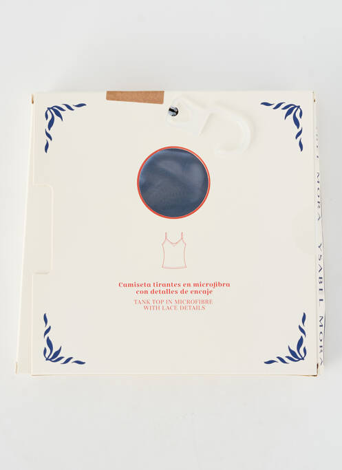 Top/caraco efect material satinat negru YSABEL MORA femme