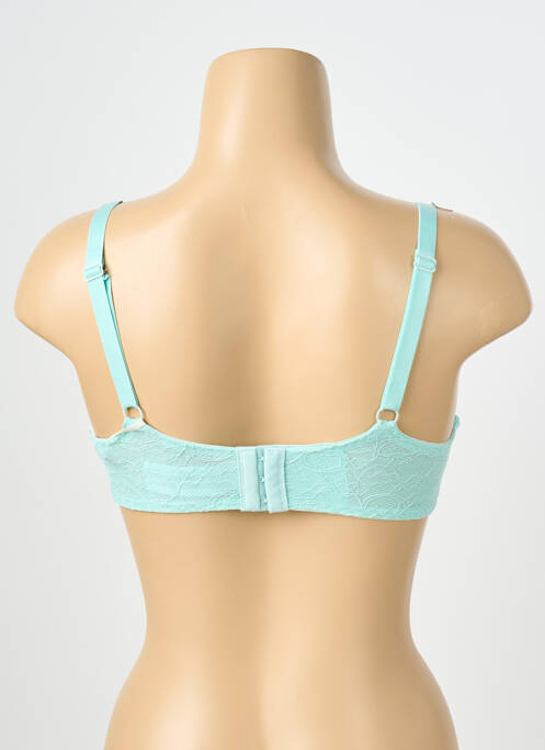 Sutien ușoară și transparentă sutien cupe întregi cu decolteu înalt albastru YSABEL MORA femme