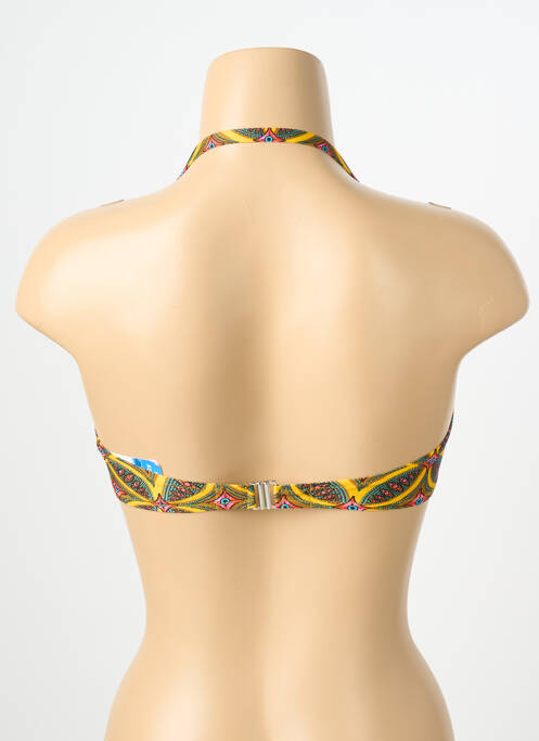 Sutien de costum de baie elasticitate top bentiță galben ANTIGEL femme