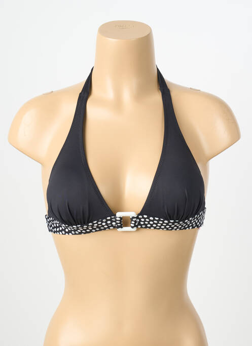 Sutien de costum de baie elasticitate top triunghiuri negru ANTIGEL femme