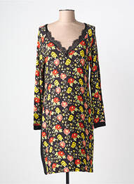 Cămașă de noapte imprimeu floral negru ANTIGEL femme