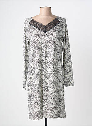 Cămașă de noapte mâneci lungi negru ANTIGEL femme