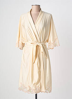 Halat de casă mâneci 3/4 bej LOUISA BRACQ femme