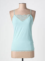 Top/caraco efect material satinat verde YSABEL MORA femme