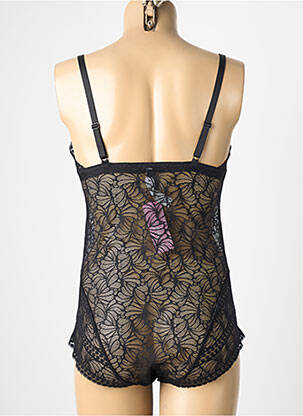 Body de lenjerie elasticitate negru ANTIGEL femeie